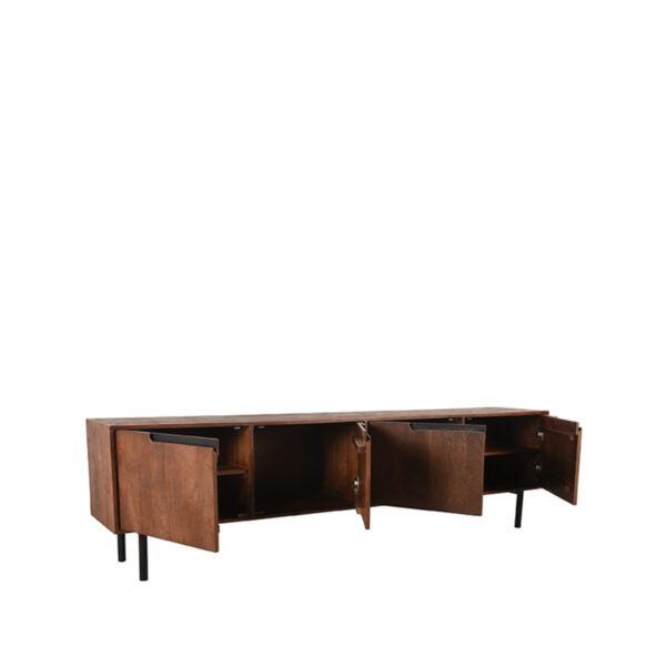 Tv-Meubel_Rio_220x40x60_Cm_Espresso_Perspectief2