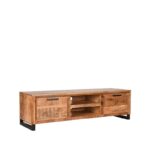 Tv-meubel_Glasgow_Rough_Mangohout_160x45x45_cm_Perspectief