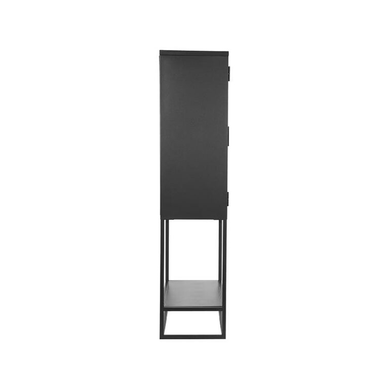 LABEL51 Vitrine Level - Noir - Métal - Vitrine 150 cm