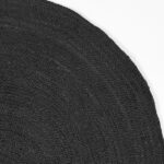 Vloerkleed_Jute_Zwart_Jute_180_cm_Detail