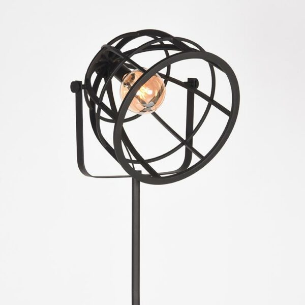 Vloerlamp_Fuse_Zwart_Metaal_55x55x135-170_cm_Detail