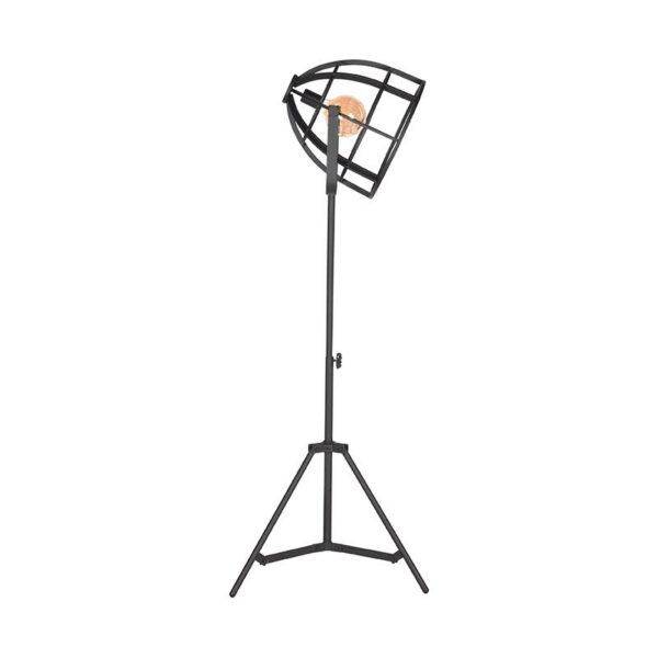 Vloerlamp_Fuse_Zwart_Metaal_55x55x135-170_cm_Zijaanzicht
