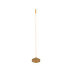 Vloerlamp_Futuro_Goud_23x23x130_Cm_Voorkant