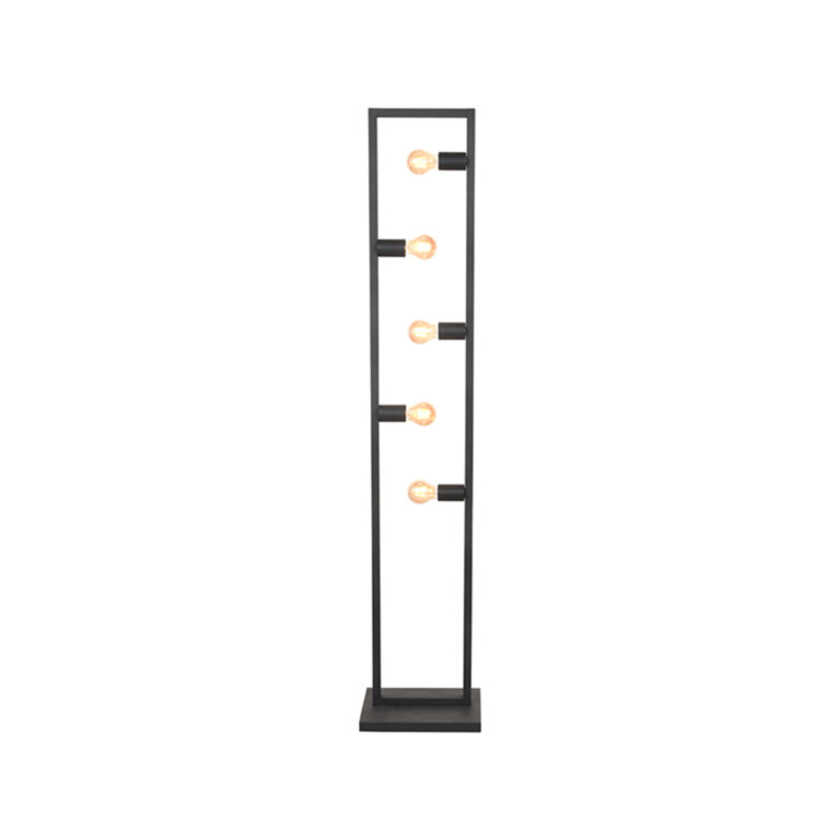 LABEL51 Vloerlamp Quadrato - Zwart - Metaal - Vloerlamp