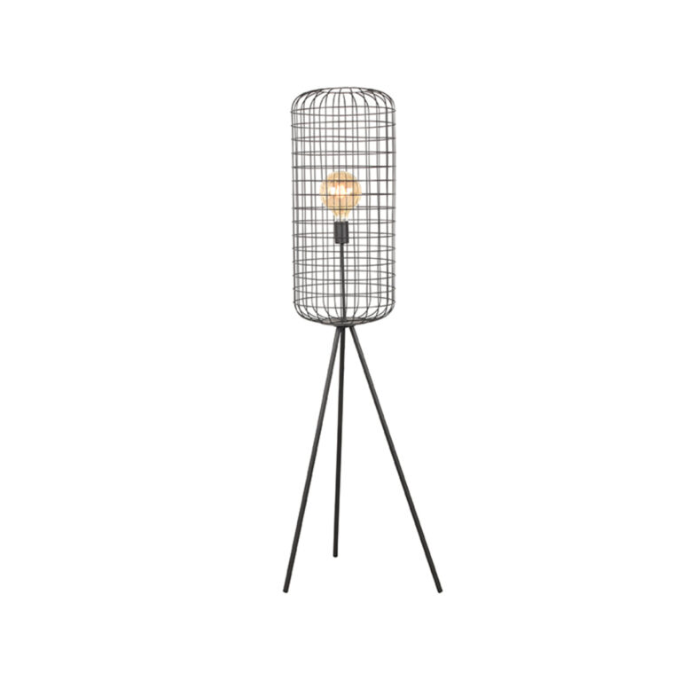 LABEL51 Vloerlamp Solido - Zwart - Metaal - Vloerlamp