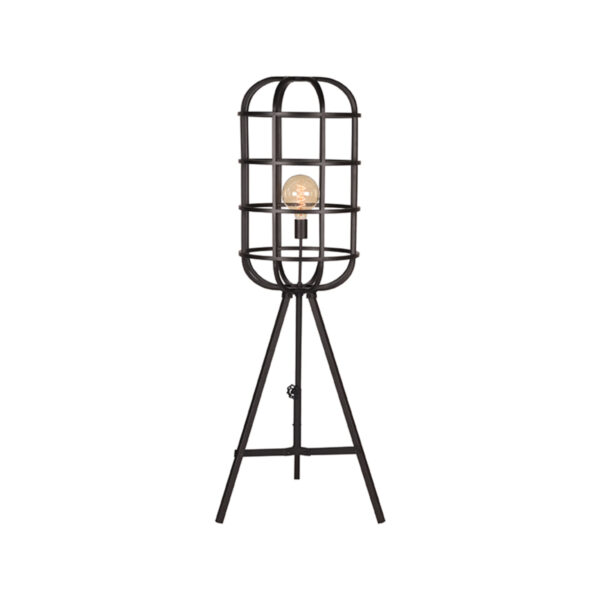 LABEL51 Vloerlamp Twine - Zwart - Metaal