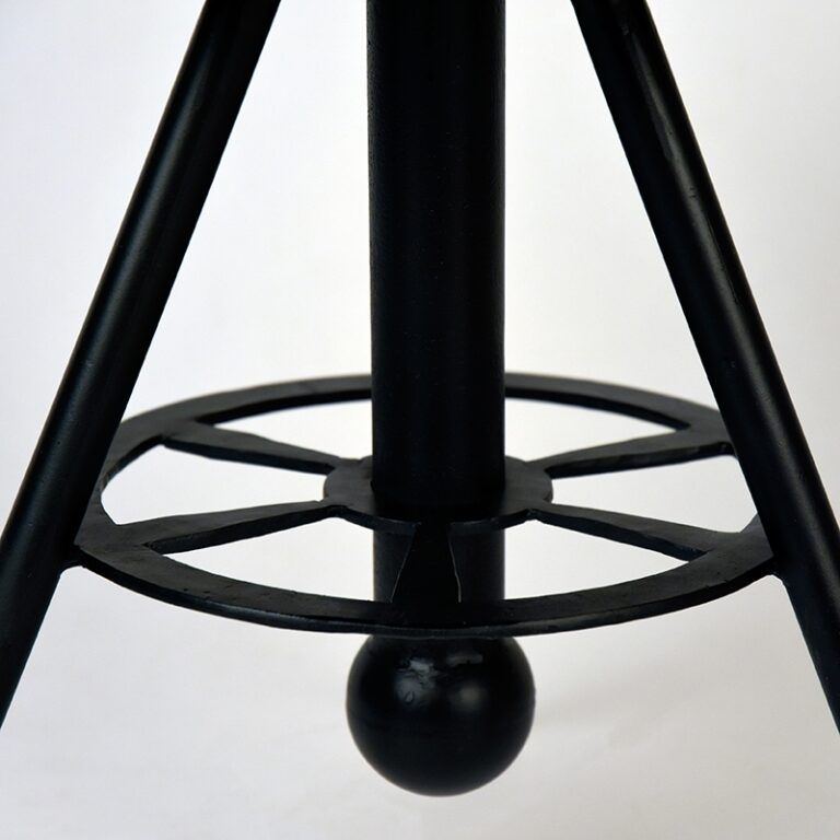 D-MAXX Bijzettafel Solid - Rough - Mangohout - 45 cm - Rond