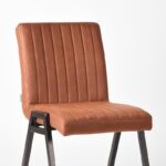 eetkamerstoel_matz_cognac_microvezel_zwart_metaal_50x60x86_cm_detail
