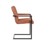 eetkamerstoel_milo_cognac_microvezel_55x55x85_cm_zijkant