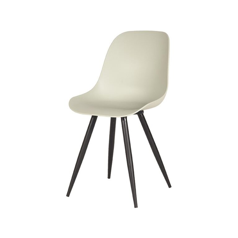 LABEL51 Eetkamerstoel Monza - Breeze - Kunststof - Black Frame