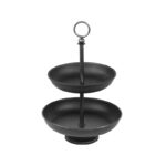 etagere_antiek_zwart_metaal_26x26x38_cm_voorkant_1