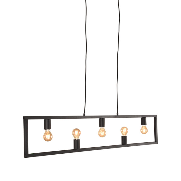 LABEL51 Hanglamp Quadrato - Zwart - Metaal - Hanglamp