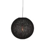 hanglamp_twist_zwart_vlas_30x30x30_cm_voorkant_aan_1