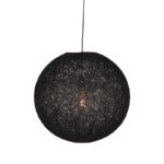 hanglamp_twist_zwart_vlas_45x45x45_cm_voorkant_aan_1