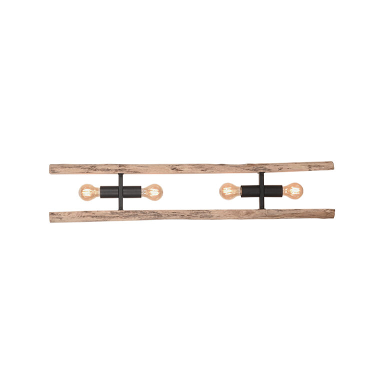 LABEL51 Hanglamp Woody - Naturel - Hout - Hanglamp