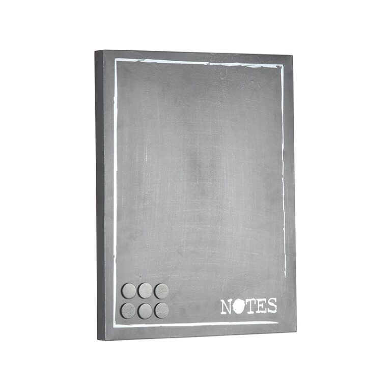 LABEL51 Wanddecoratie Memobord - Antiek grijs - Metaal - One Size