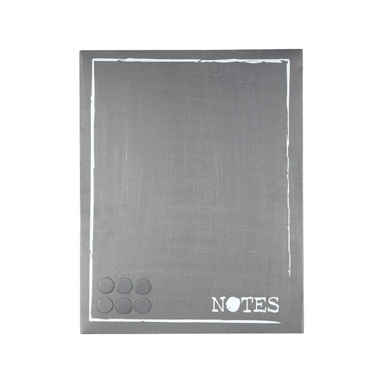 LABEL51 Wanddecoratie Memobord - Antiek grijs - Metaal - One Size