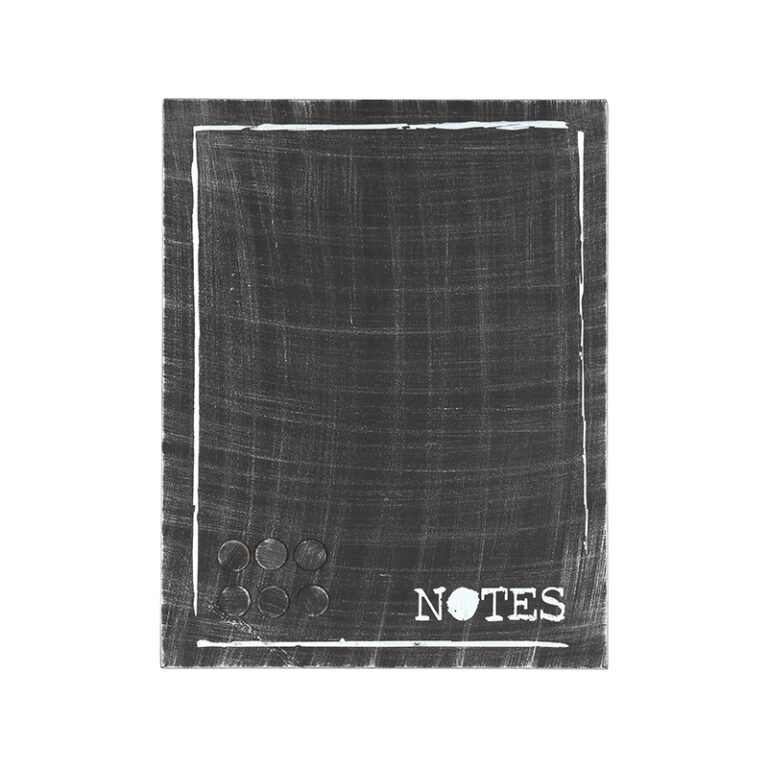 LABEL51 Wanddecoratie Memobord - Zwart - Metaal - One Size