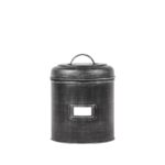 opbergblik_antiek_zwart_metaal_14x14x18_cm_voorkant
