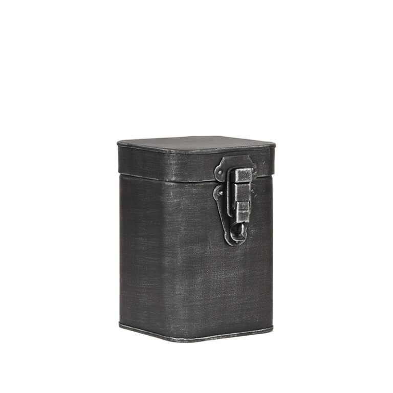 LABEL51 Opbergkist - Zwart - Metaal - M