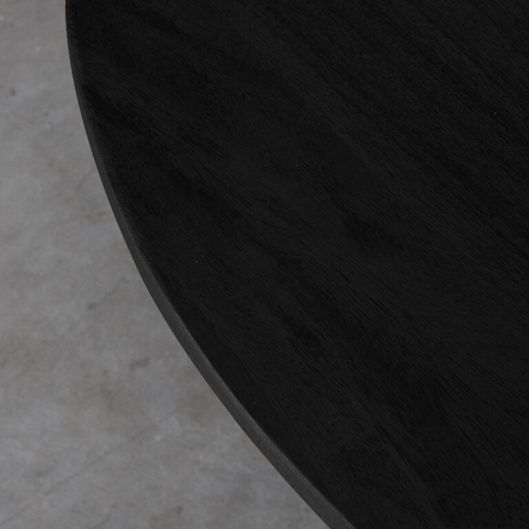 LABEL51 Salontafel I_Rosie - Zwart - Mangohout - 140 cm