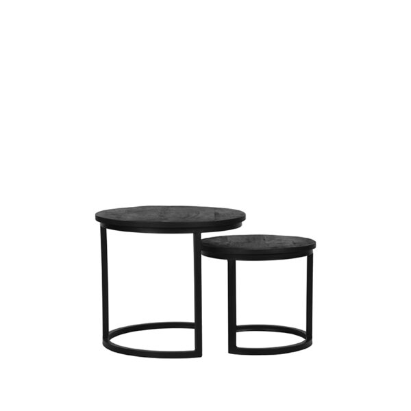 salontafel_set_duo_zwart_mangohout_voorkant
