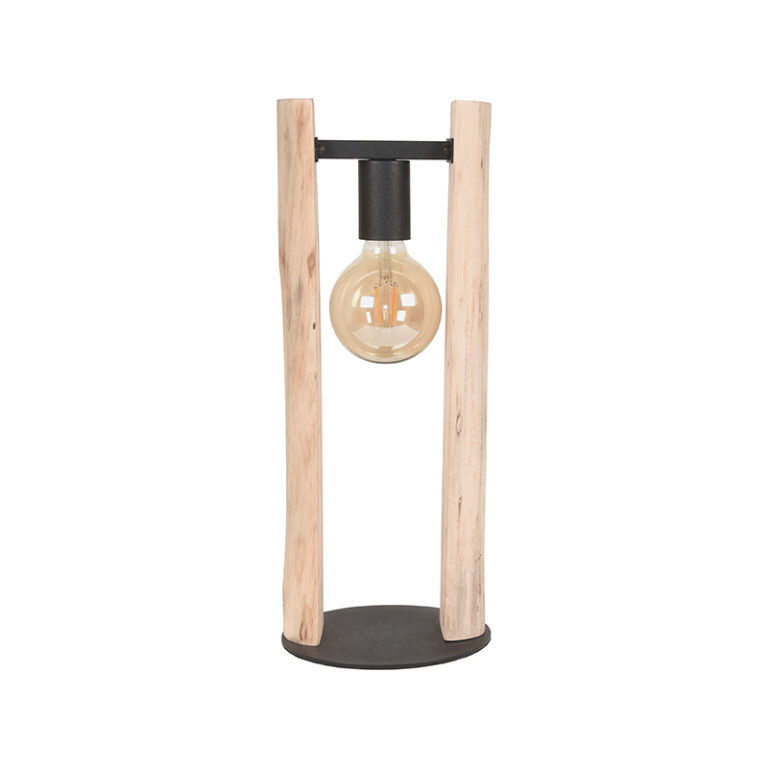 LABEL51 Tafellamp Woody - Naturel - Hout - Tafellamp