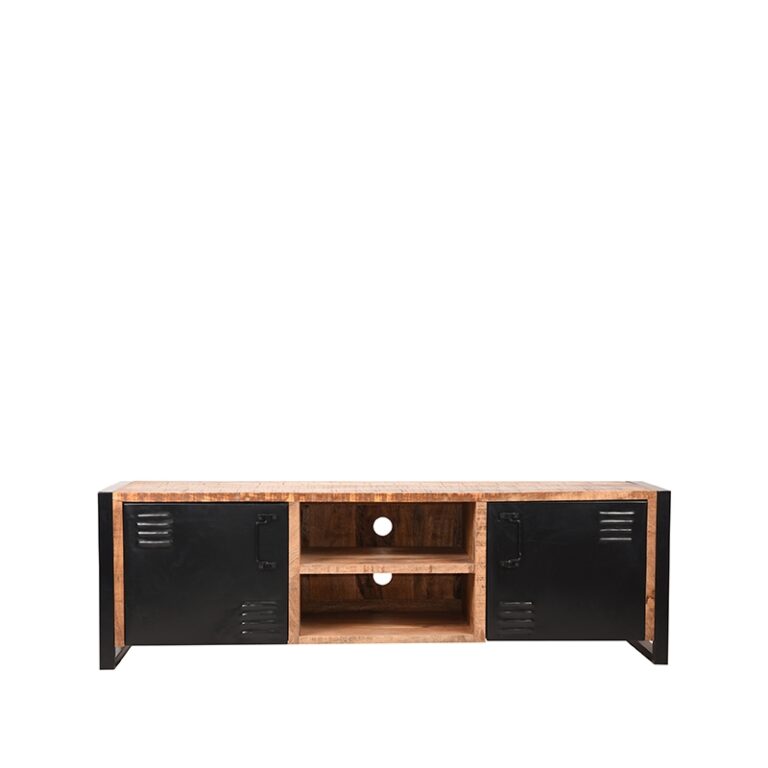 LABEL51 Tv-meubel Brussels - Rough - Mangohout - Tv-Meubel 160 cm
