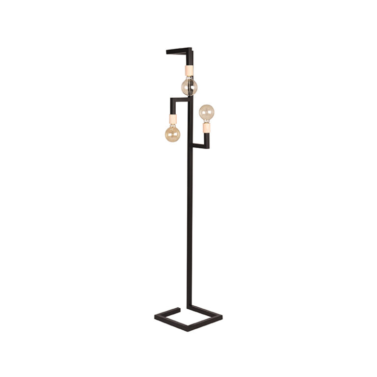 LABEL51 Vloerlamp Loco - Zwart - Metaal