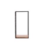 wandrek_firm_zwart_metaal_rough_mangohout_20x15x30_cm_zijkant