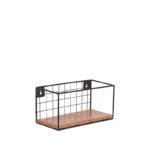 wandrek_firm_zwart_metaal_rough_mangohout_30x15x15_cm_perspectief