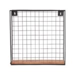 wandrek_firm_zwart_metaal_rough_mangohout_40x15x40_cm_voorkant