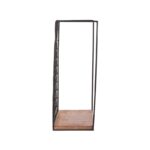 wandrek_firm_zwart_metaal_rough_mangohout_40x15x40_cm_zijkant
