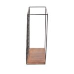 wandrek_firm_zwart_metaal_rough_mangohout_40x15x40_cm_zijkant_2