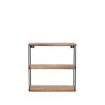 wandrek_vintage_zwart_metaal_rough_mangohout_50x20x50_cm_voorkant