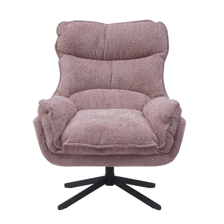 Draaibare fauteuil Vera Roze