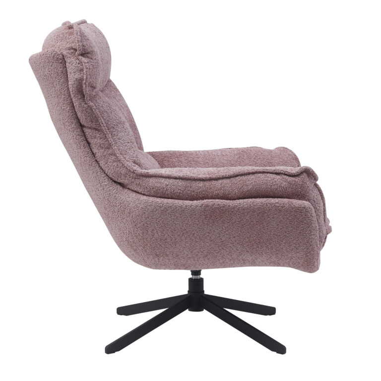 Draaibare fauteuil Vera Roze