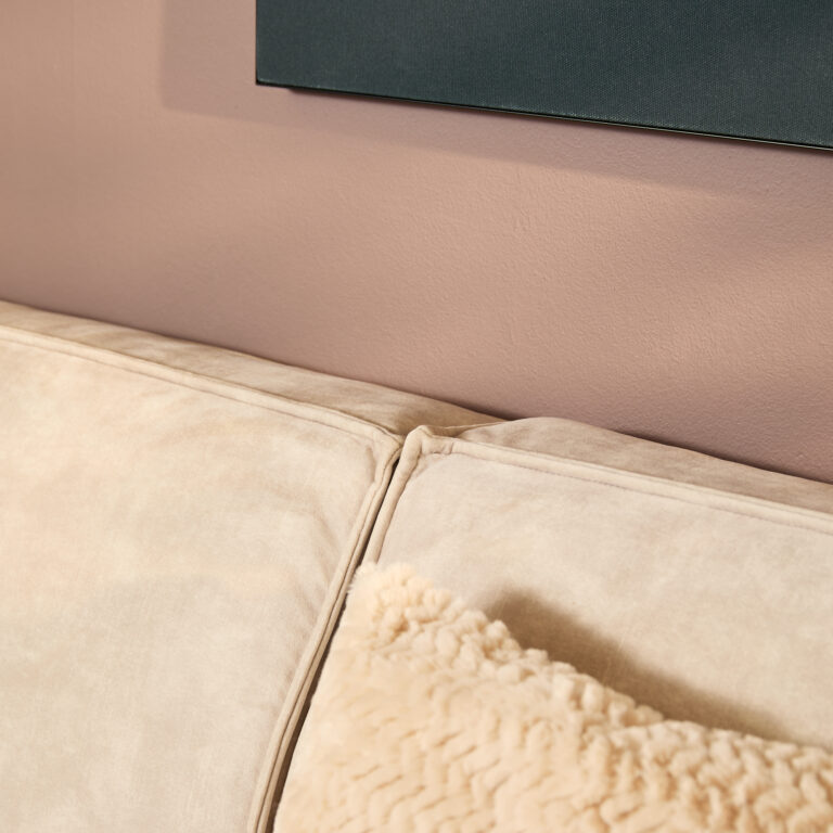 MySofa Floris Hoekbank Velvet Beige Divan Links+2,5 zits