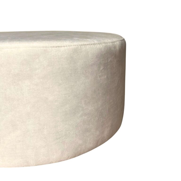 Ronde Hocker Creme 60 cm | Adore 102