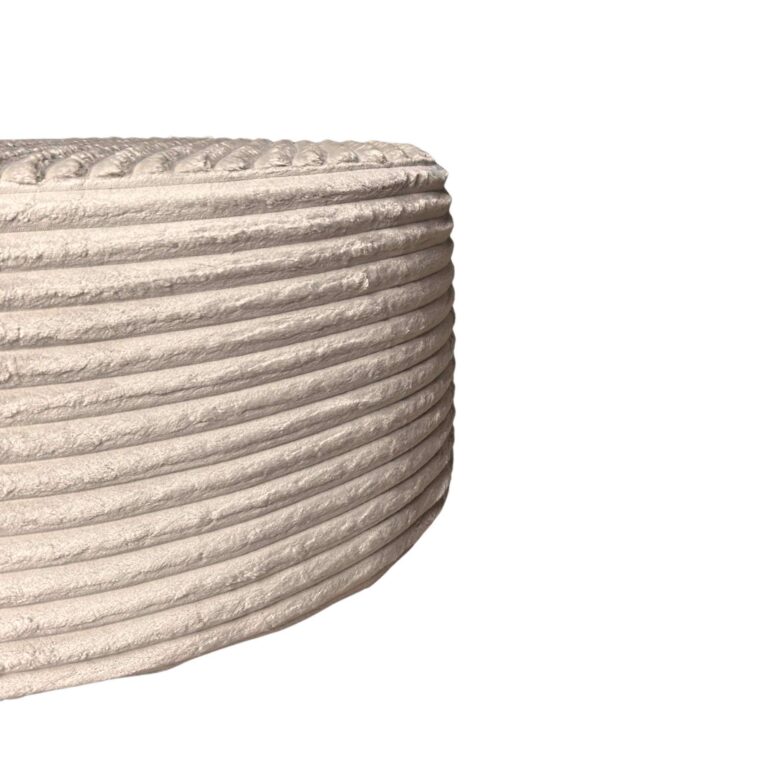 Ronde Hocker Beige 80 cm | Tilia 03