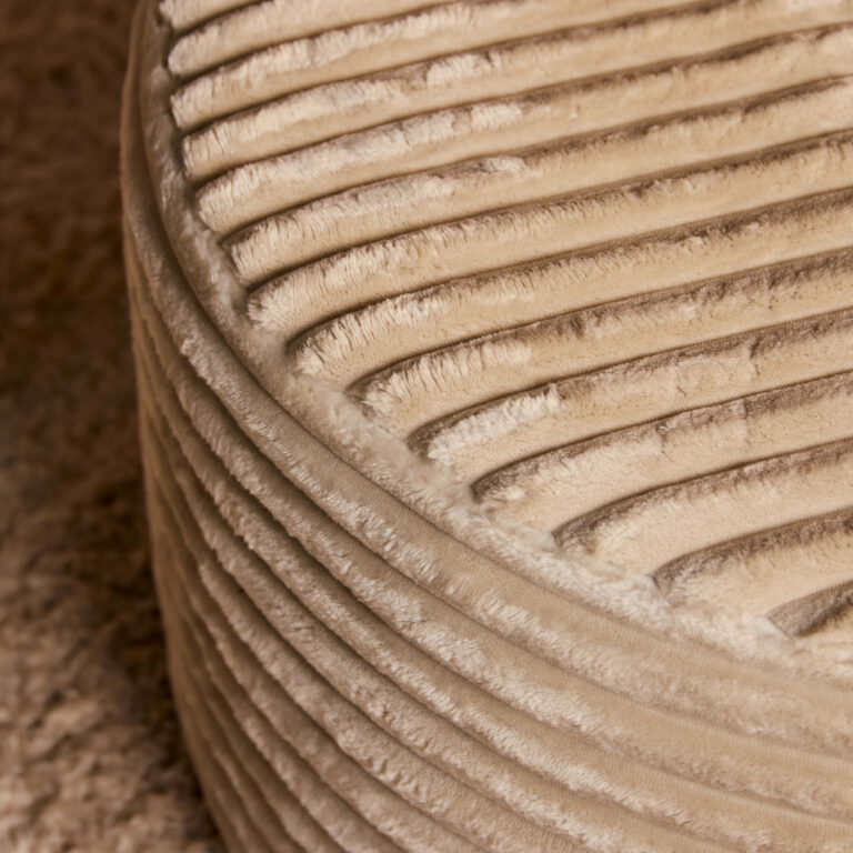 Ronde Hocker Beige 60 cm | Tilia 03