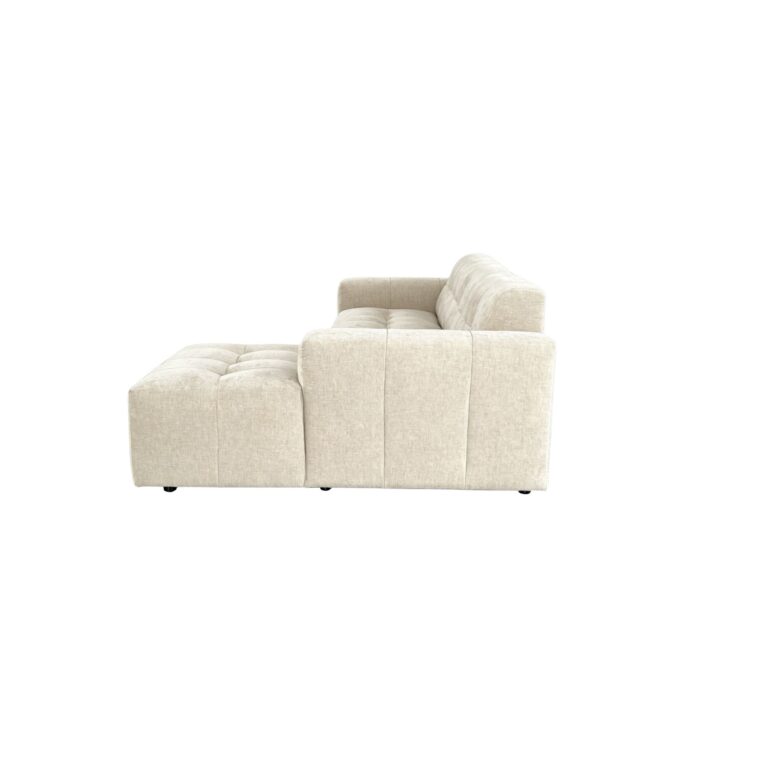 MySofa Ruby Loungebank Beige 2,5 zits AL + Lounge R