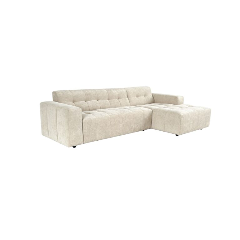 MySofa Ruby Loungebank Beige 2,5 zits AL + Lounge R