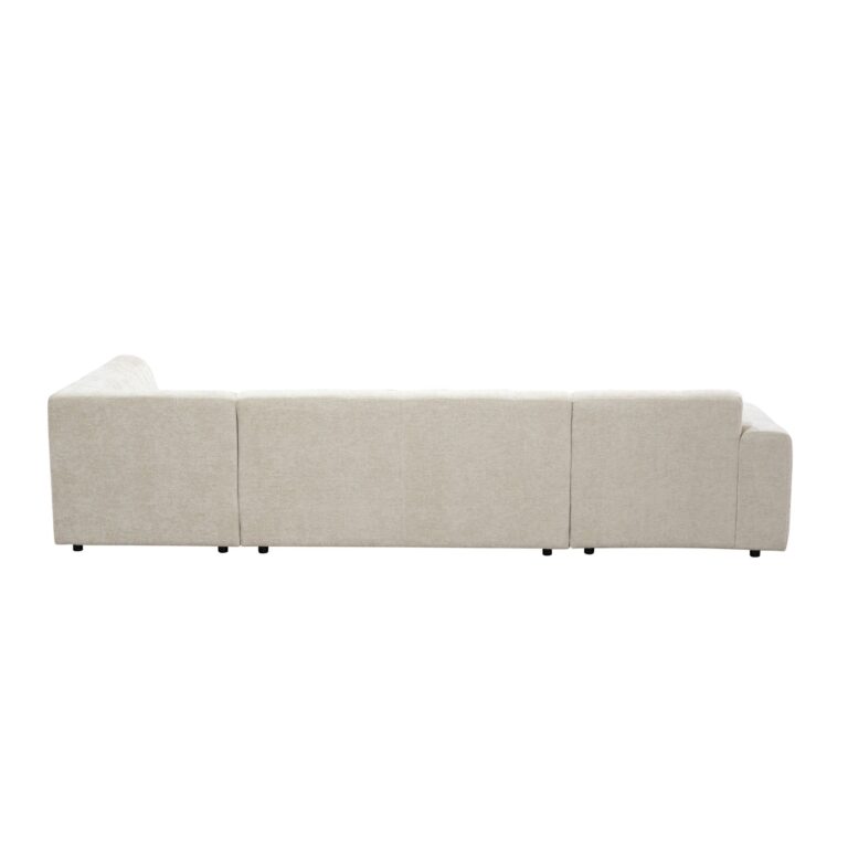 MySofa Ruby U-bank Beige Lounge L + 2,5 + Ottomane R