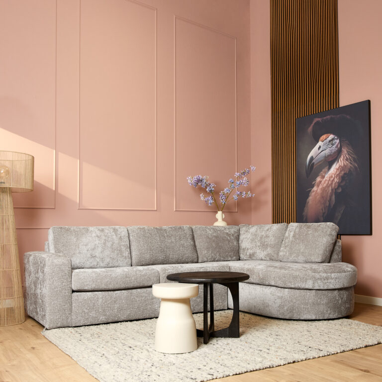 MySofa Alma Hoekbank Greige 2,5 zits+Divan Rechts