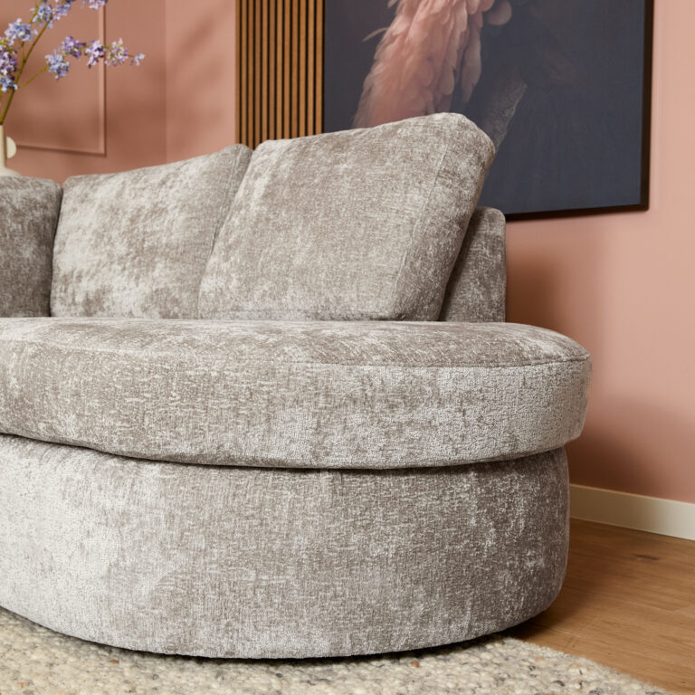 MySofa Alma Hoekbank Greige 2,5 zits+Divan Rechts