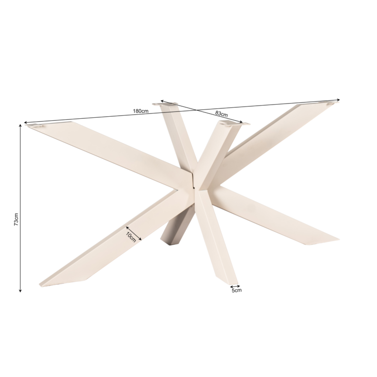 Matrixpoot Zand Ovaal/rechthoek 160 cm Koker 4x8 cm