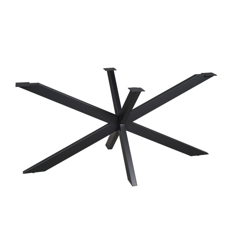 Matrixpoot Zwart Ovaal/Rechthoek 160 cm Koker 4x8 cm