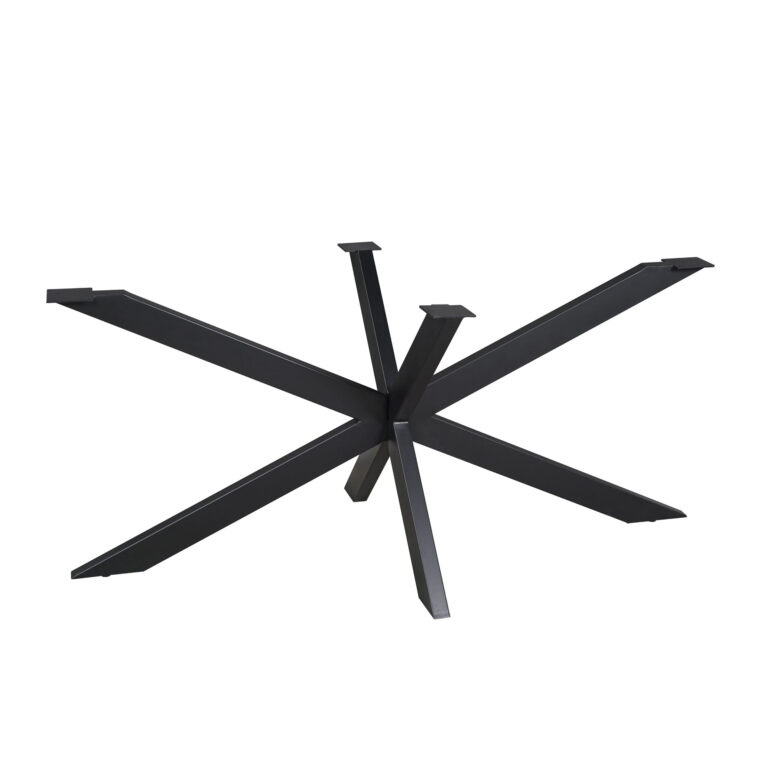 Matrixpoot Zwart Ovaal/Rechthoek 190 cm Koker 4x8 cm