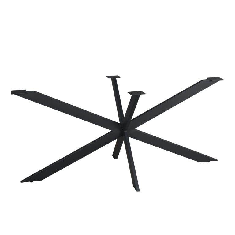 Matrixpoot Zwart Ovaal/Rechthoek 160 cm Koker 2,5x7,5 cm
